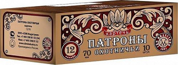 Патрон к.12х70 картечь 8,5 п.Россия СКМ 32гр 1уп/10шт