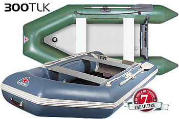 Лодка надувная YUKONA 300 TLK universal б/настила зеленая