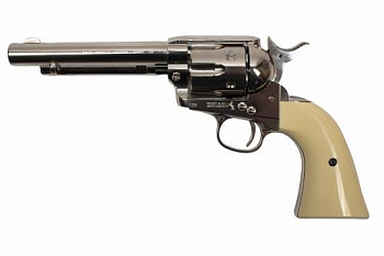 Револьвер пневм. Colt SAA 45 PELLET nickel, кал. 4,5мм