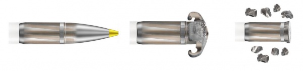 Патрон к.300WinMag 8,8гр EVO Green RWS 1шт
