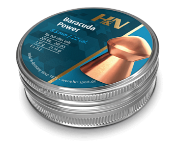 Пуля пневм. HN Baracuda Power кал. 5,5мм, 1,37г (200 шт./бан.)