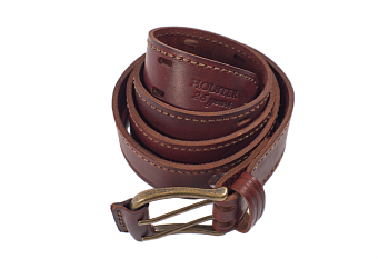 Ремень поясной 2  Хольстер 25 лет двухшпеньковый / кожа ((№ 3))