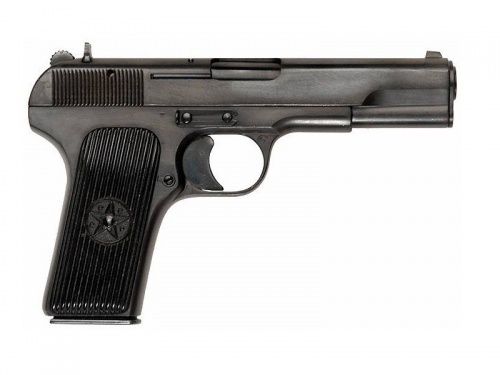 ММГ пистолета Тульский-Токарев, широкие риски на затворе СО-ТТ-УЧ Тула 1941-1945