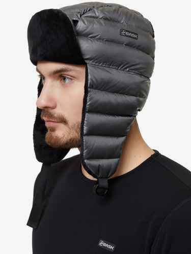 ШАПКА ПУХ D-TUBE HAT СЕРЫЙ