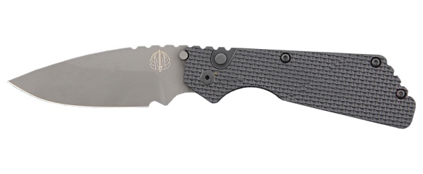 Нож-автомат"PRO-Strider PT"LIM-50,кл.Blasted DLC,ст.154СМ,рук.черн.текстурн.алюм