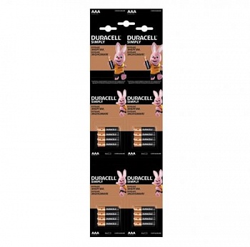 Э/п Duracell LR03/286 BL16 (отрывная лента-блистер 4*4)