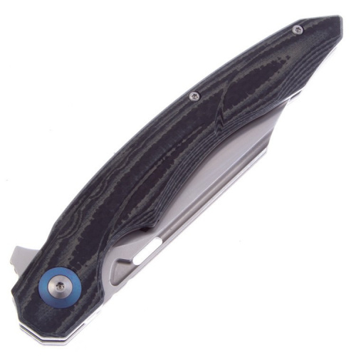 Нож BG18D Fanga -складной, рук-ть черно-беж. G10/карбон, клинок D2, сатин