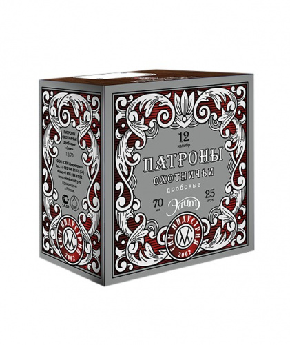 Патрон к.12х70 №0 СКМ 32гр п.Импорт Элит 1уп/25шт