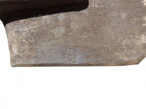 Лопата малая пехотная "обр. ВОВ" С КЛЕЙМОМ  "ОТК ГМЗ 45 г" Горьковский  Металург