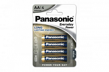 Батарейка Panasonic Everyday LR 6 4xBL (48/240)
