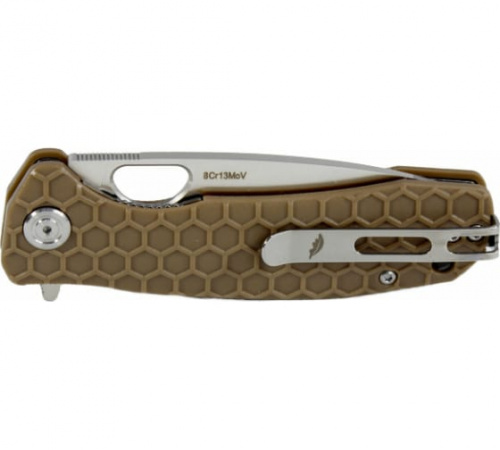 Нож Honey Badger Flipper M (HB1012) с песочной рукоятью