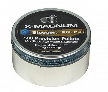 Пульки Stoeger X-Magnum 4.5 0.76g. 500