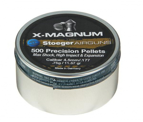 Пульки Stoeger X-Magnum 4.5 0.76g. 500