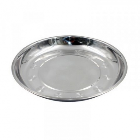 Тарелка "Следопыт" нерж., d 22 см