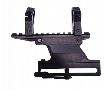 Кронштейн прицела боковой с планкой WEAWER, d-25,4 мм