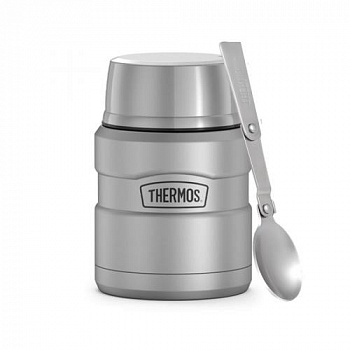 Термос для еды THERMOS KING SK-3000 MMS 0,47L, складная ложка из нержавеющей ста
