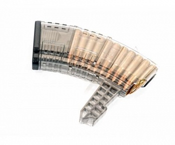 Магазин Pufgun на СКС, 7,62х39, 20 патронов, полимер, прозрачный, 175гр