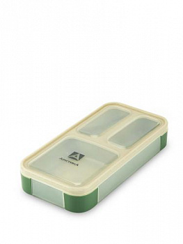 Ланчбокс  "Арктика" 034-420, зеленый/бежевый