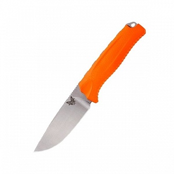 Нож BM15008-ORG Steep Country Hunter -  с фикс. клинком, сталь S30V, оранжевая