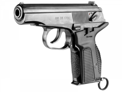 Рукоятка для пистолета Макарова (черная) для правши  fx-pmgb