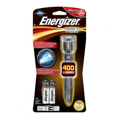Фонарь Energizer  ручной Metal Vision HD (2xR6 в комплекте) 313130