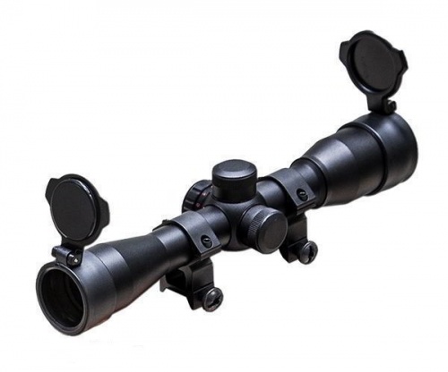 Прицел для арбалета оптический 4х32 (подсветка, арбалетная шкала)