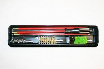 Набор д/чистки к.12 (металлопластиковый шомпол, 3 ерша, плс футляр)