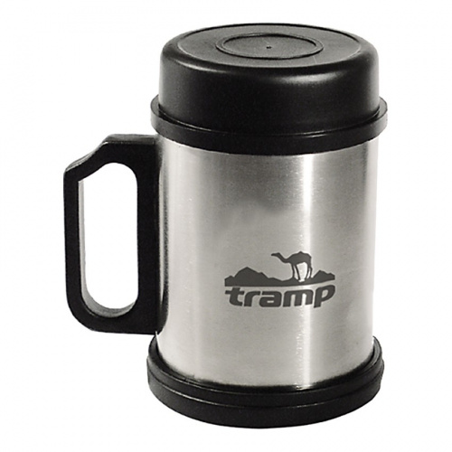 Термокружка Tramp 300 мл с крышкой и подставкой TRC-006