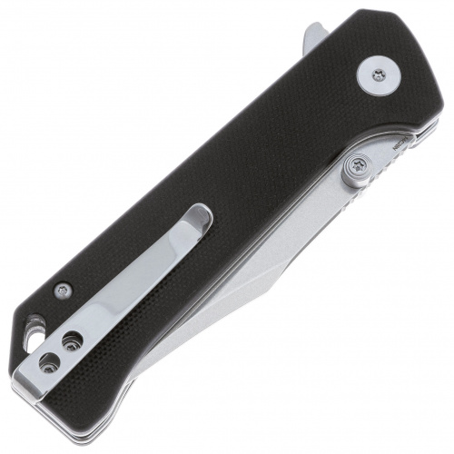 Нож QS147-C1 Grebe - складной, рук-ть черн. G10, клинок 14C28N