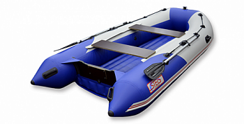 Лодка Хантер Stels 355 АЭРО №012290 синий/белый