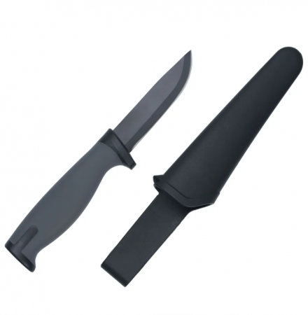 Нож HL Tactical Gray, клинок черный 9см