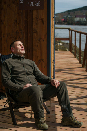 КОСТЮМ ФЛИСОВЫЙ COMFORT 718-016 ТЕМНАЯ ОЛИВА