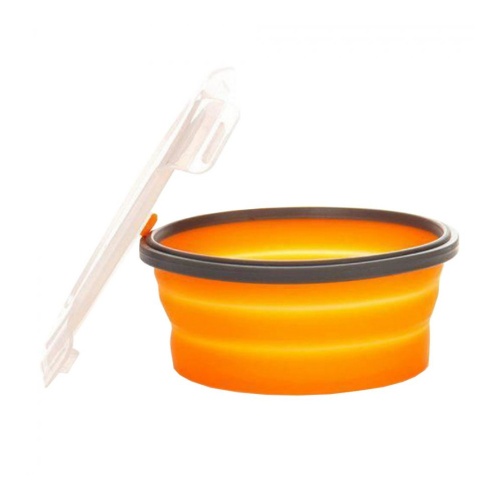 Контейнер Tramp складной с крышкой-защелкой 800 мл (оранжевый , 800мл)