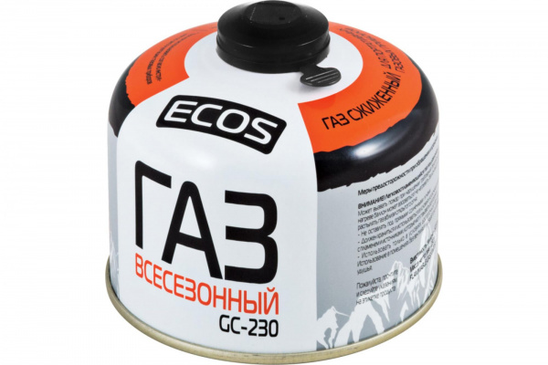 Газ в баллоне для портативных приборов GC-230 (резьбовой EPI-GAS, 230 г, Корея)