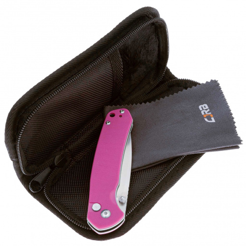 Нож CJ1925-PNK - Pyrite - складной, рук-ть розов. G10, сталь AR-RPM9