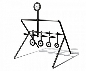 Минитир STALKER "Круги" самосброс, для пневм..оружия 4,5мм, 5 медальонов разн