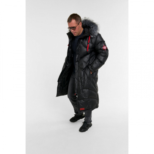 ПАЛЬТО ПУХОВОЕ PREMIUM ЧЕРНЫЙ