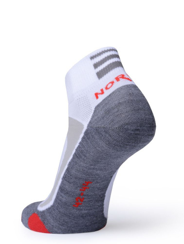 НОСКИ NORVEG SUMMER SPORT МУЖСКИЕ ЦВЕТ БЕЛЫЙ+СЕРЫЙ,