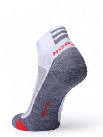 НОСКИ NORVEG SUMMER SPORT МУЖСКИЕ ЦВЕТ БЕЛЫЙ+СЕРЫЙ,