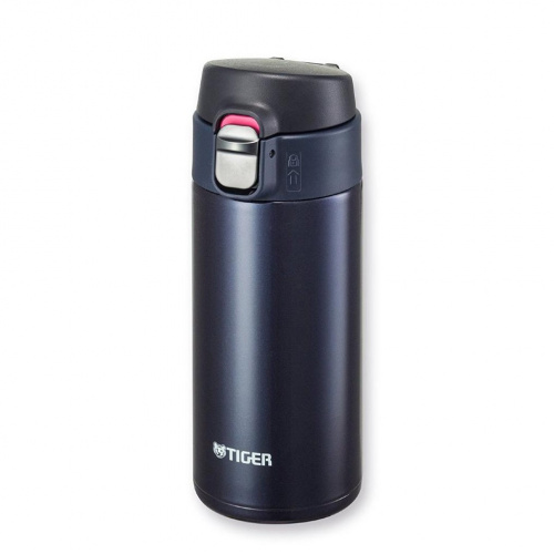 Термокружка Tiger MMJ-A036 Blue Black 0,36 л (цвет иссиня-черный, откидная крышк