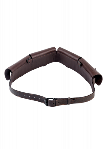 Патронташ закрытый 16к / кожа / коричневый