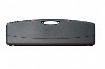 Кейс оружейный Megaline 118х30х11 Black (пластик, 4 клипсы)