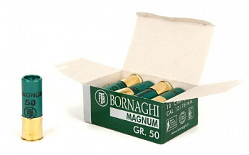 Патрон к.12х76 №1 Msgnum 50гр Bornaghi 1уп/10шт