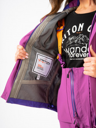 ПОЛУКОМБИНЕЗОН PRO ANGLER ЖЕНСКИЙ (ТАСЛАН ФИОЛЕТОВЫЙ/СИРЕНЕВЫЙ)