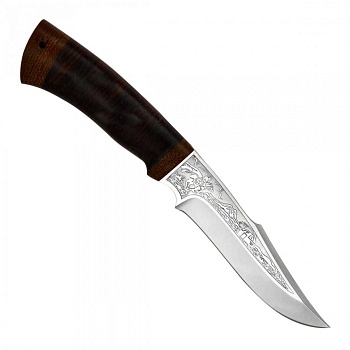 Нож разделочный "Хазар" кожа, 95х18