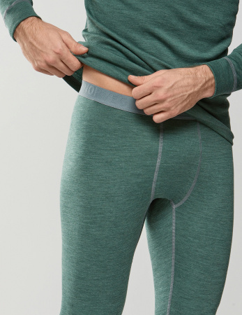 КОМПЛЕКТ NORVEG SPORT WOOL МУЖСКОЙ ЦВЕТ ЗЕЛЕНЫЙ МЕЛАНЖ,