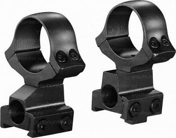 Кольца раздельные KOZAP CZ527 D30мм с окном визира (No.19*)