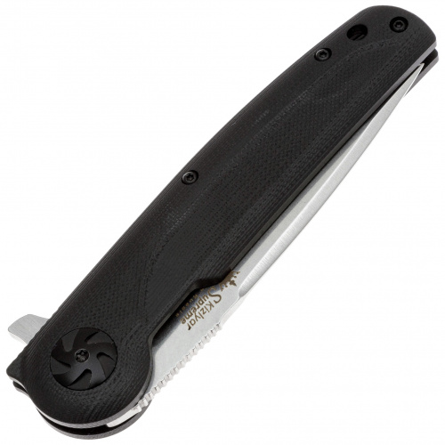 Нож BIKER Z VG-10 SW G10-BH CB (Stonewash, G10 Black Handle, Caged Ballbearing) складной