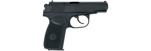 Пистолет Р-411-01 охолощенный с имитацией светозвукового действия к.10Т