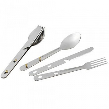 Набор столовых приборов "СЛЕДОПЫТ", нерж. (ложка, вилка, нож)